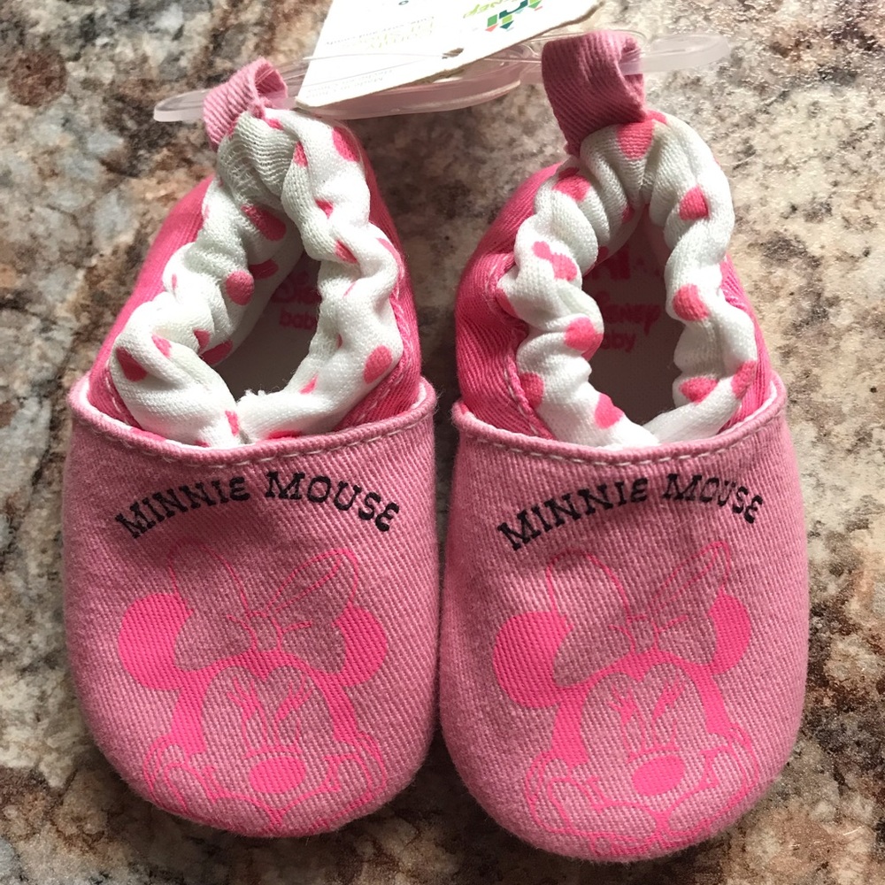 Disney Minnie Mouse Comfy Fit Shoes, 0-6 Months